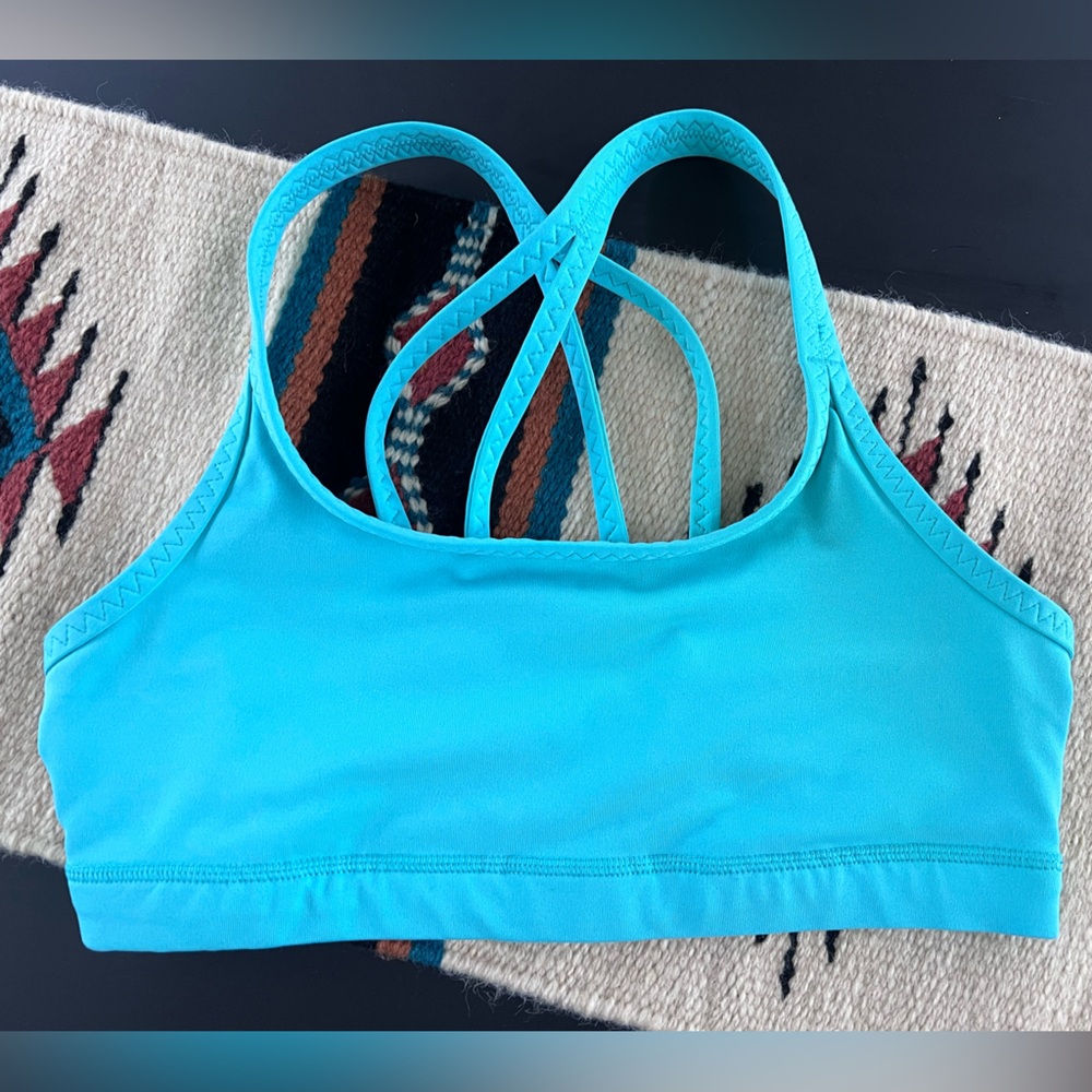 Patagonia Strappy Turquoise Sportsbra